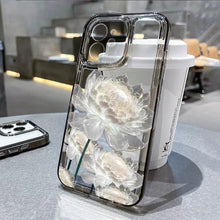 Load image into Gallery viewer, Flower Phone Case For iPhone 16 13 15 11 12 14 17 Pro Max Air 16E XS XR 7 8 SE Shockproof Transparent Cover Silicone Soft Fundas