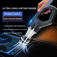 Load image into Gallery viewer, 120W Portable Car Vacuum Cleaner USB Charging Handheld Cordless Vacuum Cleaner Powerful Suction for Auto/Home/Office/Pet Hair