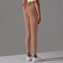 Load image into Gallery viewer, Women Fitness Leggings Workout Gym Running Scrunch Leggings Sexy Back V High Waist Trousers Jogging Active Wear Tight Pants