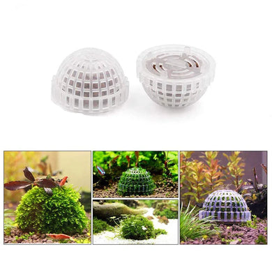 Plastic Moss Ball Filter! Fish Tank Decor, Shrimp Safe