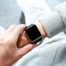 Load image into Gallery viewer, Digital LED Watch – Unisex Square Design with Silicone Strap