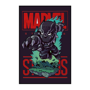 Marvel Wall Art Posters SpiderMan Iron Man Avengers Superhero Disney Kid Room Decor Cartoon Canvas Painting Picture Print
