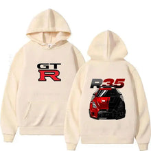 Load image into Gallery viewer, GTR R35 Streetwear Hoodie – Japanese Sportscar Inspired Sweatshirt