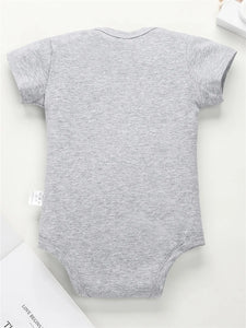 Summer Baby Onesie - Funny Print, Cute Cotton Romper for Newborns