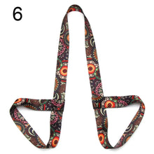 Load image into Gallery viewer, Nylon Colorful Straps Yoga Mat Strap Belt Adjustable Sports Sling Shoulder Carry Strap Belt Exercise Stretch Elastic Yoga Belt