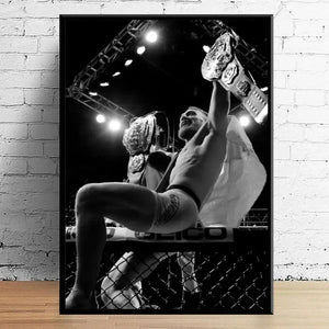 Professional Motivational Boxer, HD Canvas Print Wall Art Poster, Suitable for, Home, Room, Living Room, Gym Decoration