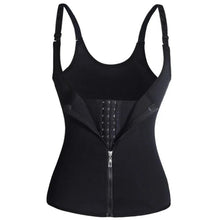 Load image into Gallery viewer, Waist Trainer Tank Top For Women Zipper Body Shaper Tummy Control Sleeveless Top Women's Activewear Body Shaping Underwear