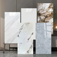 Load image into Gallery viewer, 10-20Pcs 30cmx60cm Self-adhesive Marble Tiles Sticker Waterproof Floor Sticker PVC Tile Kitchen Bathroom Wall Sticker Home Decor