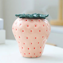 Load image into Gallery viewer, Strawberry vase, ceramic fruit shaped vase, home decoration, New Year decoration vase