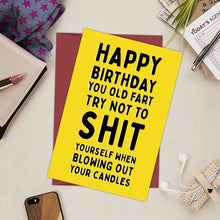 Load image into Gallery viewer, 1pcs, Funny Happy Birthday Card,Anniversary Year Old Card,Happy Birthday Card for Him Husband Boyfriend Girlfriend Wife Her
