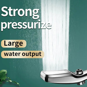 High Pressure Shower Head - Universal Fit, Large Water Output, Hand Nozzle