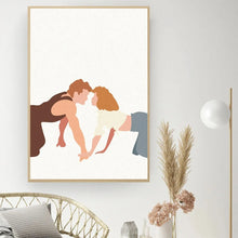 Load image into Gallery viewer, Nordic Abstract Dirty Dancing Canvas Painting - Pulp Fiction Wall Art Posters for Decor