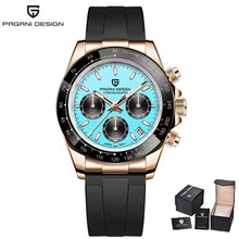 Load image into Gallery viewer, 40mm New V2 PAGANI DESIGN Men's Quartz Watches Sapphire Retro Chronograph Stainless Steel Waterproof Watch Men Relogio Masculino