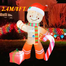 Load image into Gallery viewer, Christmas Inflatable Decoration Toy Built-in LED Lights Inflatable Model Ornament Xmas Party New Year Garden Indoor Outdoor Deco