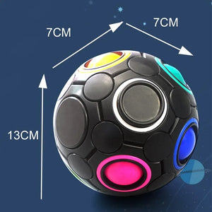 Black Magic Rainbow Ball Stress Toy Game Set Bundle for Kids Stress Relief