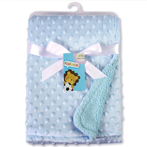 Baby Blanket & Swaddle Set | Soft Fleece Thermal Bedding for Newborns & Infants