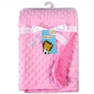 Baby Blanket & Swaddle Set | Soft Fleece Thermal Bedding for Newborns & Infants