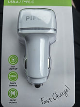 Load image into Gallery viewer, Pifco Car Charger 2 Port 20W Quick Fast Charge – Dual USB Adapter
