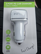 Pifco Car Charger 2 Port 20W Quick Fast Charge – Dual USB Adapter