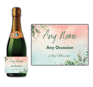 Personalised Label / Sticker - Any Occasion Birthday Wedding Congratulations Retirement Anniversary ANY TEXT