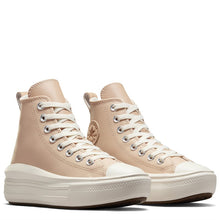 Load image into Gallery viewer, Converse Junior Chuck Taylor All Star Move Leather Trainers Warm Quarry/Egret/Warm Quarry