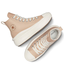 Load image into Gallery viewer, Converse Junior Chuck Taylor All Star Move Leather Trainers Warm Quarry/Egret/Warm Quarry
