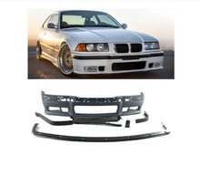 Load image into Gallery viewer, BMW E36 Front Bumper Kit Grille M3 Style 2Dr 4Dr Saloon Coupe Cabrio Compact