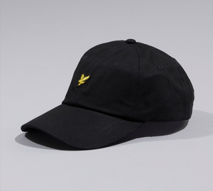 Lyle And Scott Boys Baseball Cap Z865 Jet Black