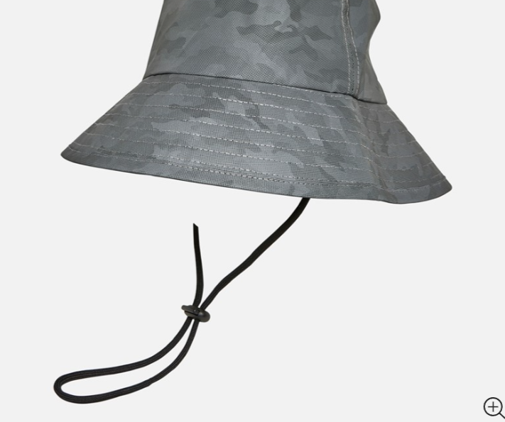 Brave Soul Mens Reflective Bucket Hat Camo