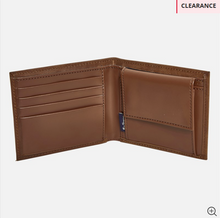 Load image into Gallery viewer, Ben Sherman Mens Target Bi Fold Wallet Tan