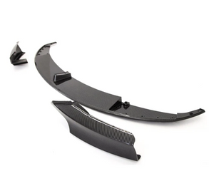 BMW F30 F31 Front Diffuser Splitter M Performance Style Lip Spoiler Carbon Look