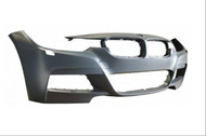 BMW 3 F30 2012-2019 Front Bumper Primed No Pdc With Washer Hole M-Sport