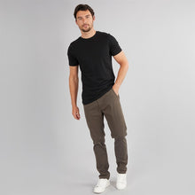 Load image into Gallery viewer, Onfire Mens Slim Fit Chino Trousers Charcoal