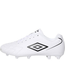 Load image into Gallery viewer, Umbro Junior Attacante FG Firm Ground Football Boots White/Black