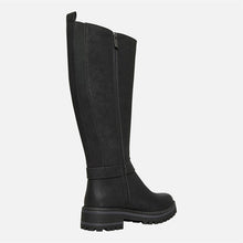 Load image into Gallery viewer, Lotus Womens Devon Knee High Boots Black