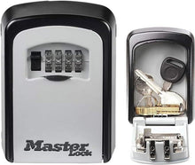 Load image into Gallery viewer, MASTER LOCK Key Safe Wall Mounted Medium 85 x 119 x 36 mm Outdoor Mounting Kit